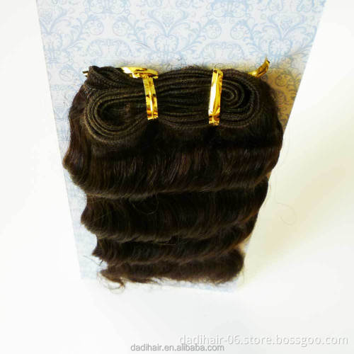 Adorable 100% human hair extention india hair weave deep wave 2pcs hair bulk package for black woman